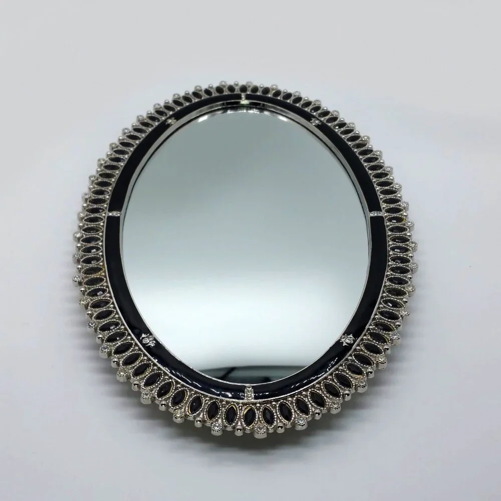 Vintage Oval Footed Vanity Mirror Tray, Mother's Day Gift